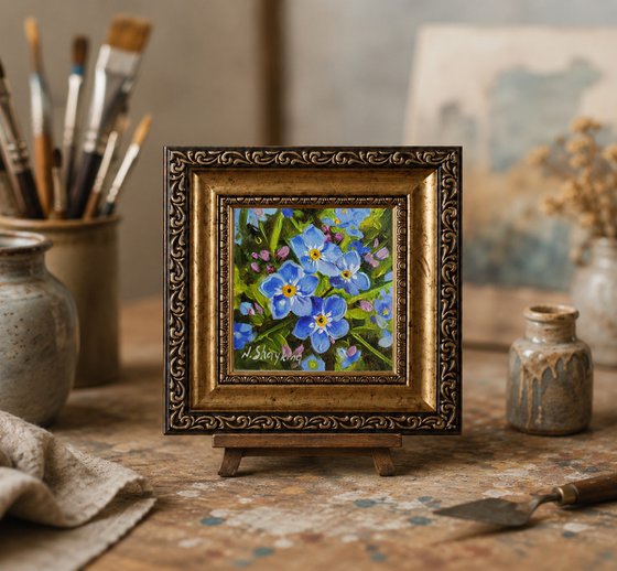 Blue Forget Me Nots