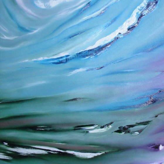 Dualism, 102x54 cm, LARGE XXL, Original abstract painting, oil on canvas