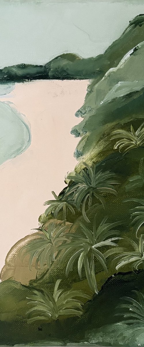 Wild beach shoreline by Daniela Nocito
