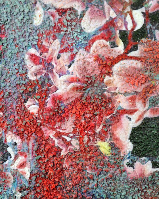 Green &amp; Coral Magnolia