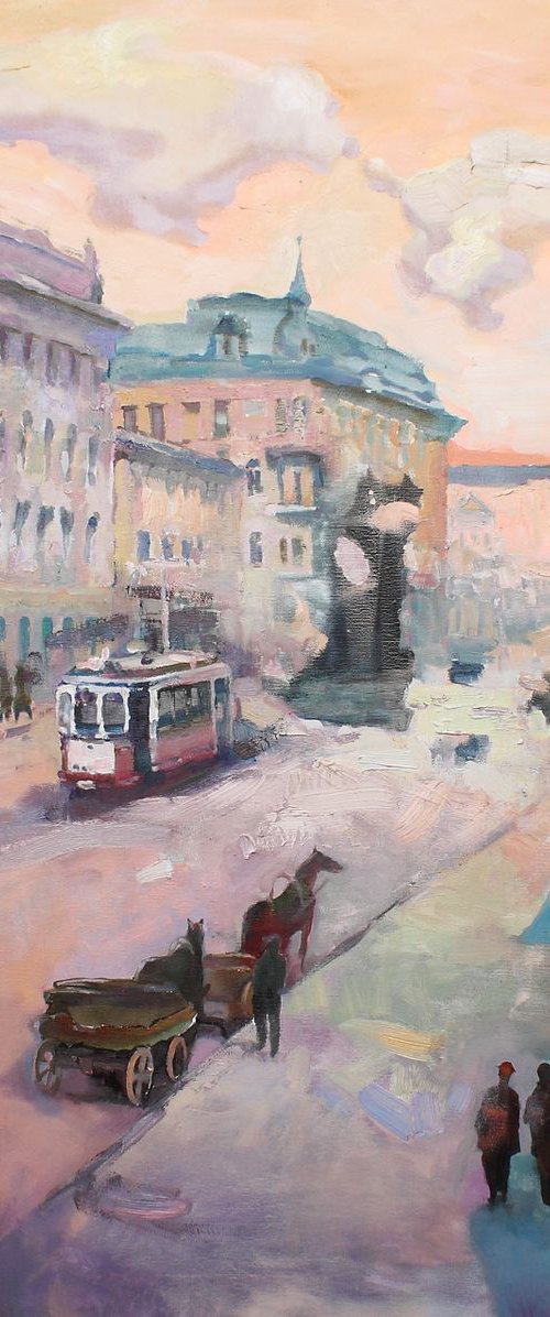 One day at the Khreshchatyk street. Old Kyiv. by Anastasiia Grygorieva
