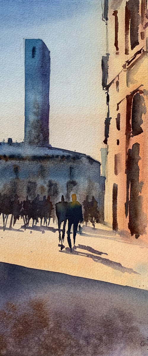 San Gimignano. Tuscany. Italy by Evgenia Panova