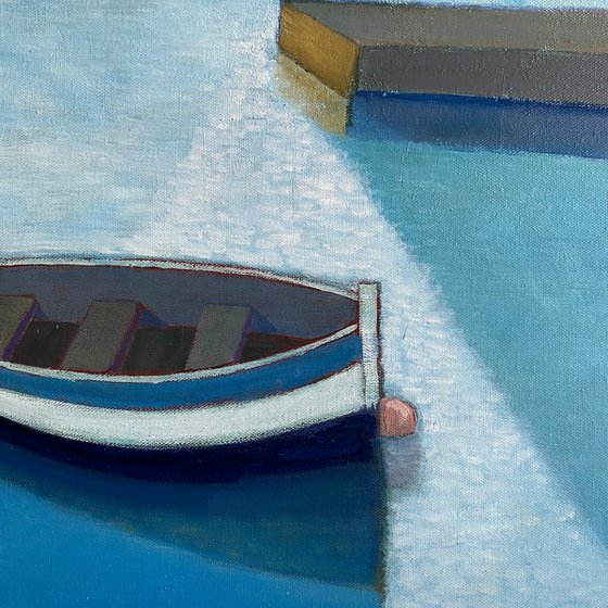 Three Boats in Harbour