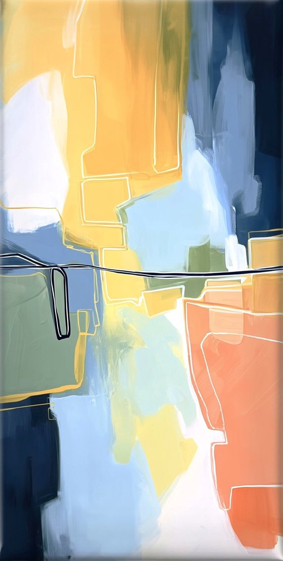 Yellow beat #7 yellow abstraction