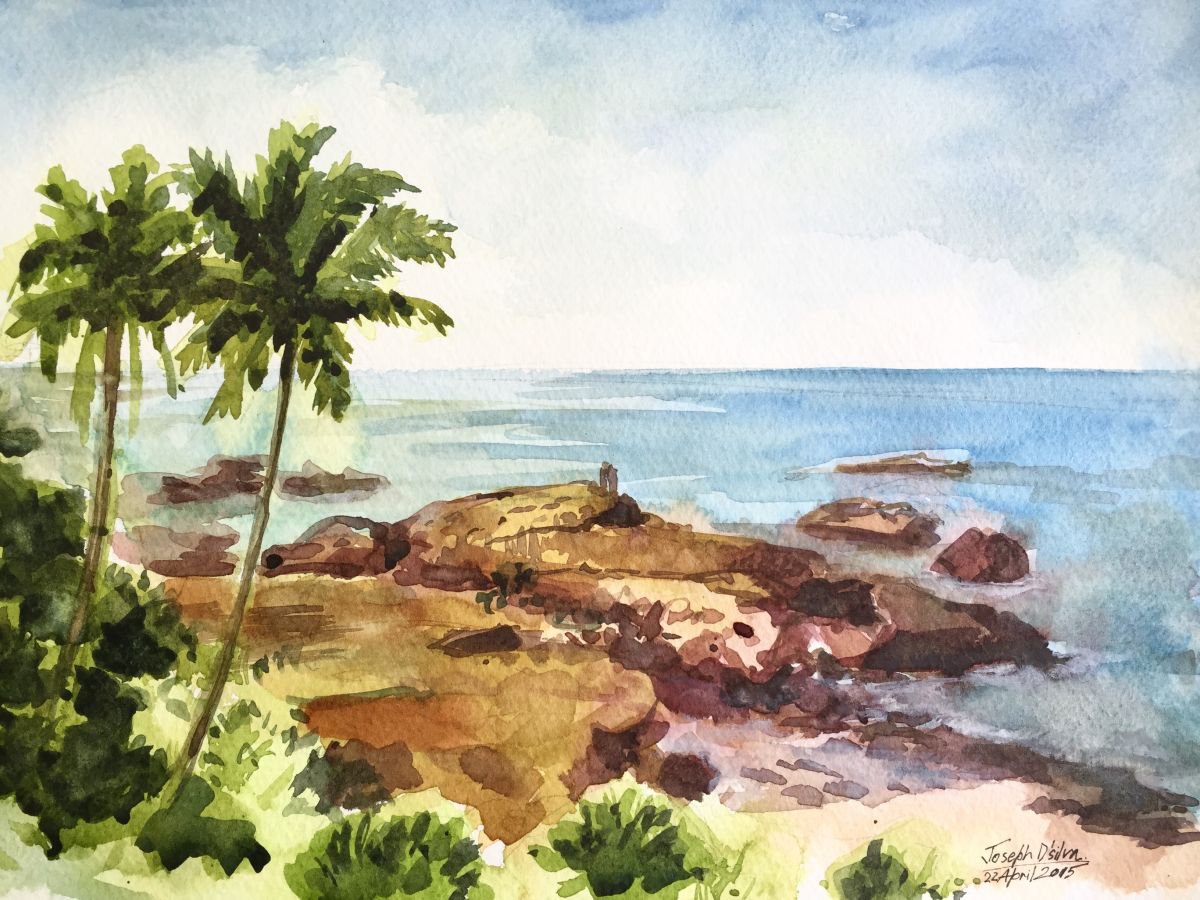 By the beach, Goa - India by Joseph Peter D’silva