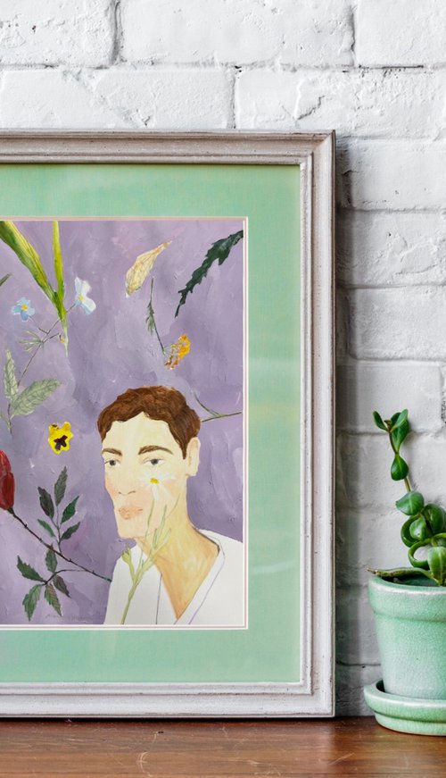 Herbarium portrait by Anastasia Mazur-Skrobova