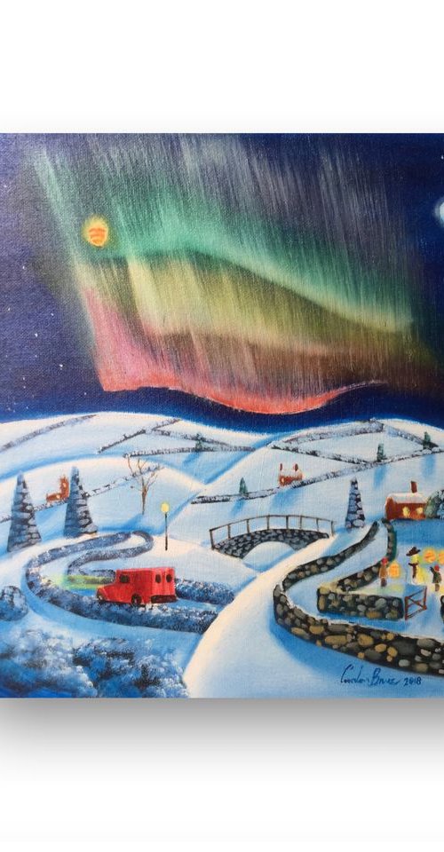 Folk art Christmas lanterns by Gordon Bruce
