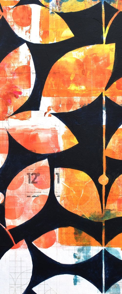 Collage_256_Orange pattern by Manel Villalonga