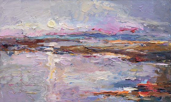 Sea sunset - Original landscape painting