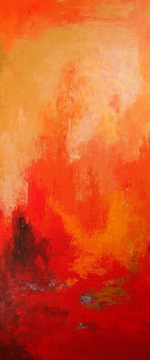 RED DAY  (ref#:1076-100M) by Saroja van der Stegen