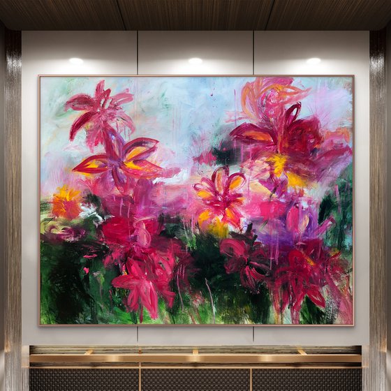 Where the Garden Burns Pink