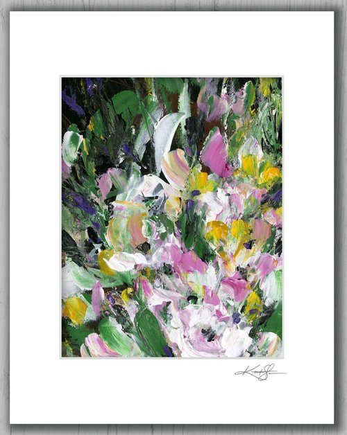 Floral Fall 38 - Floral Abstract Painting by Kathy Morton Stanion by Kathy Morton Stanion