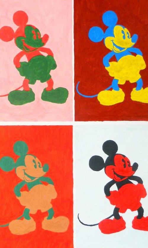 Eight Mickey Mouse by Valera Hrishanin