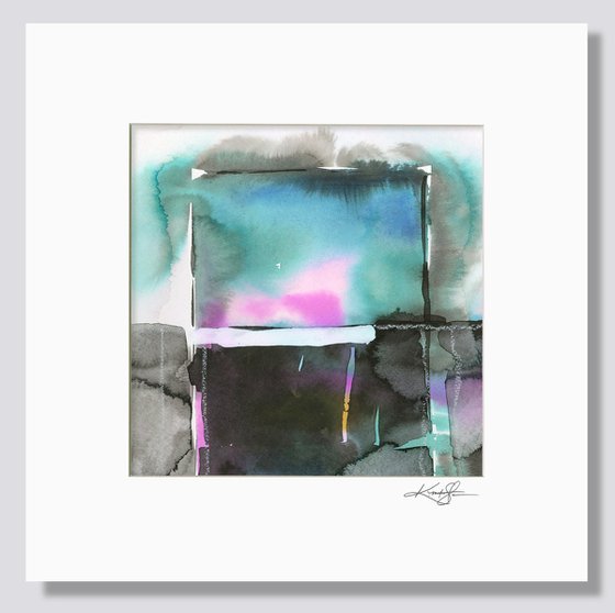 Meditations Collection 10 - 4 Framed Abstract Paintings