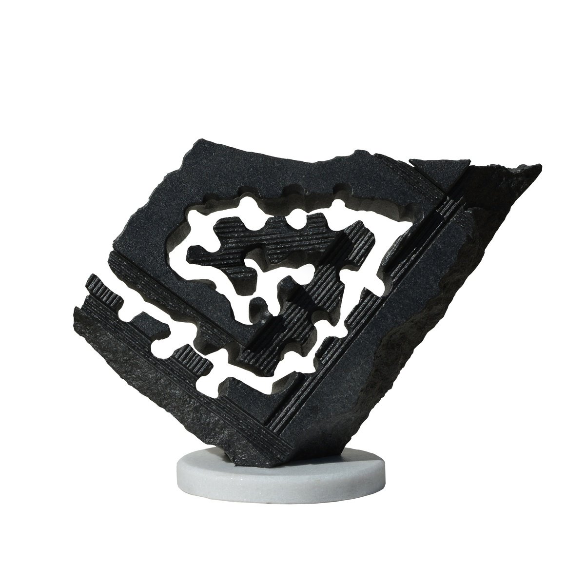 Abstract Stone Sculpture By Ognyan Chitakov, 14 X 10", "Fertility", Original Artwork