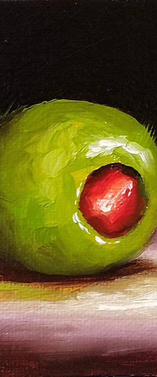 Little Olive still life by Jane Palmer Art
