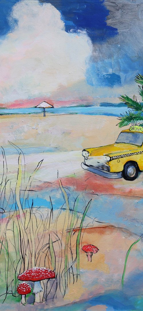 Сhecker. Mushrooms. Beach by Artem Andreichuk