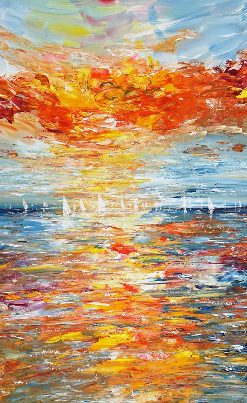 Seascape Sailing Impressions XL 17 by Peter Nottrott