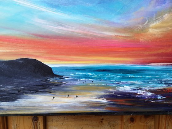 Summer Rhythms - seascape, emotional, panoramic