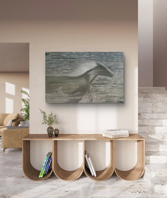 White Horse in the Mist