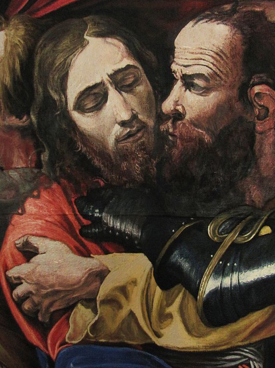 La Cattura di Cristo. Studio da Caravaggio.