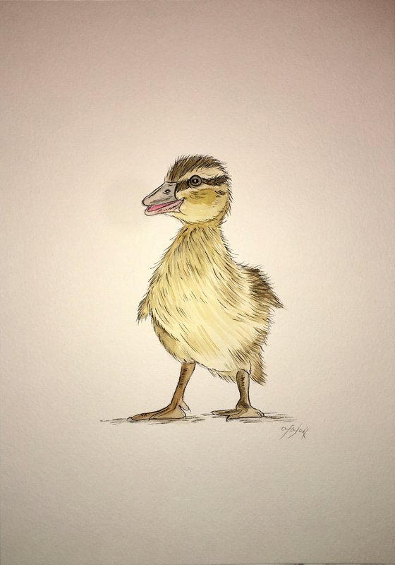 Duckling painting