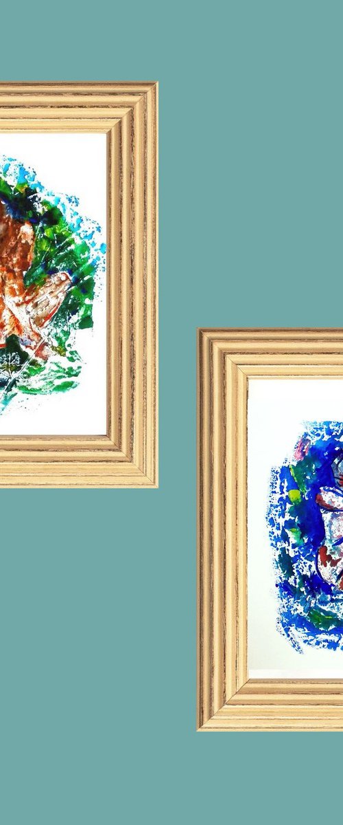 Women of Substance Set of two by Asha Shenoy