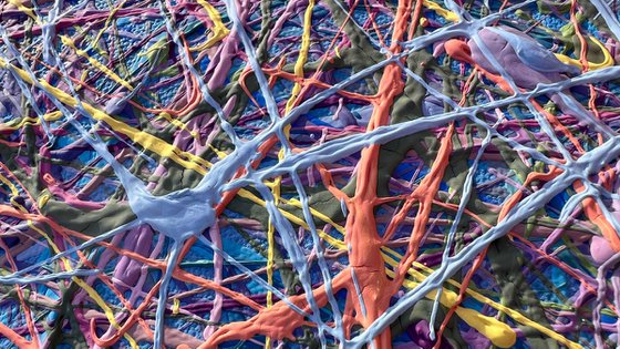 In search of silence- 3 (blue)