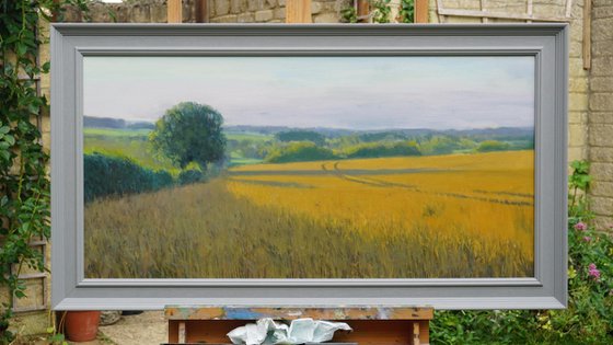 Summer Sunrise, Wheat Fields