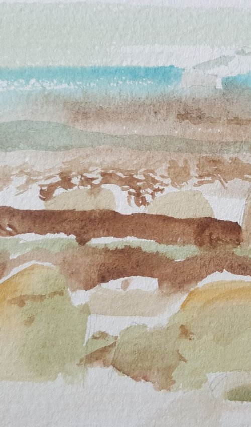 Sea sketch #4 by Mary Stubberfield
