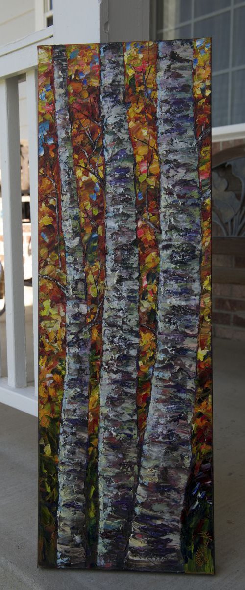 Aspen Up  Commission by Lena Owens at OLena Art
