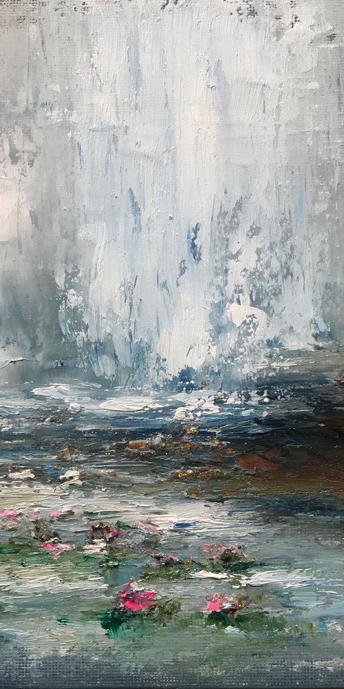 Loving you Water lilies by Henrieta Angel