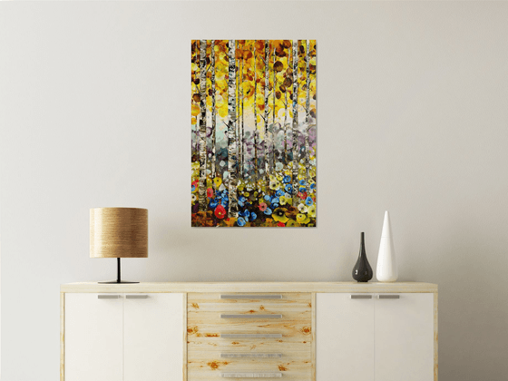 Golden Birch Garden