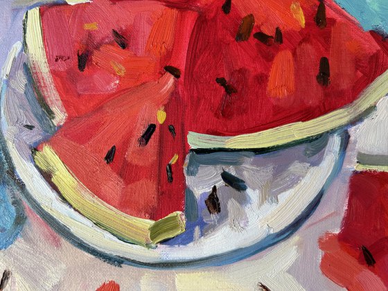 watermelon slices