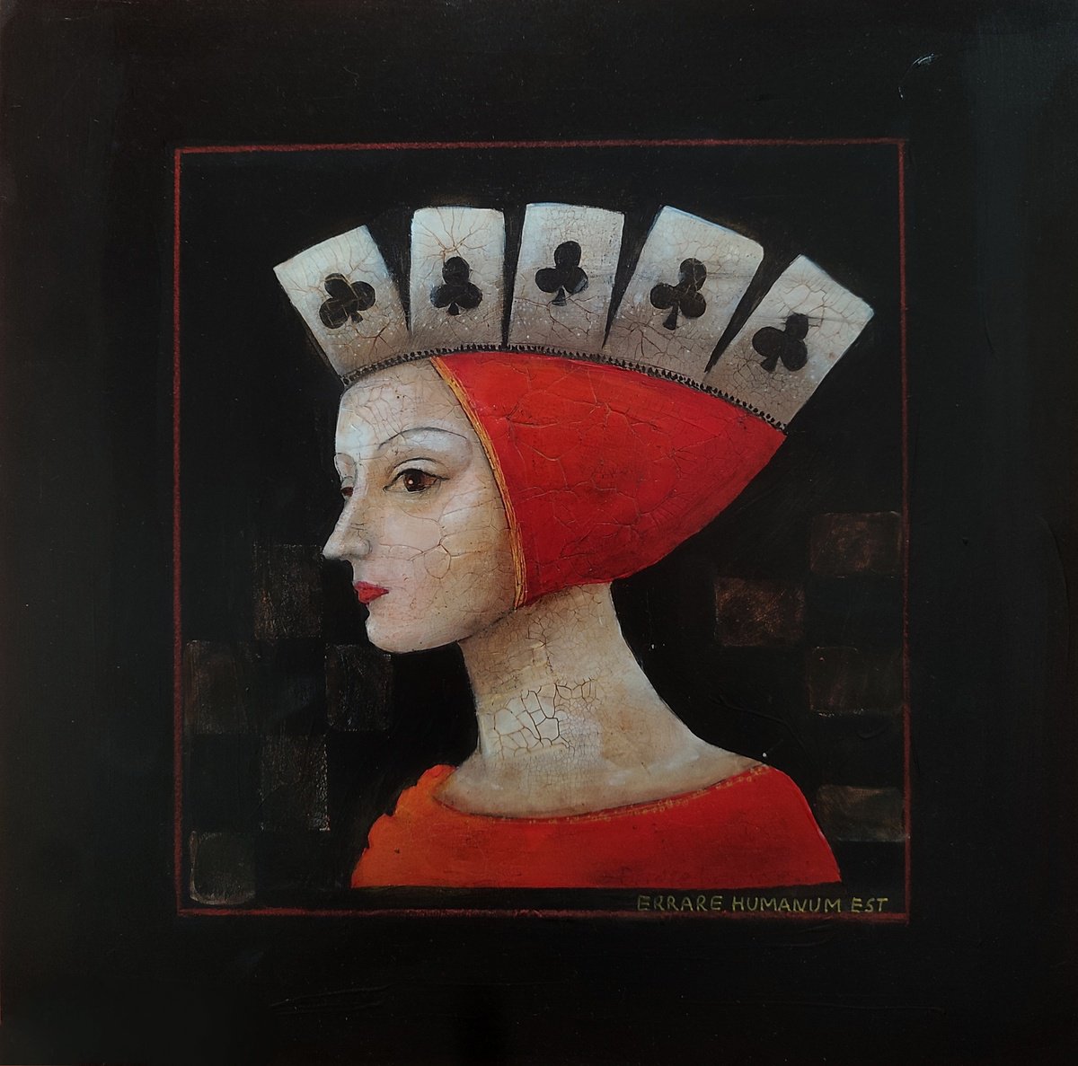 Queen of Clubs. by Kira K. Sadian