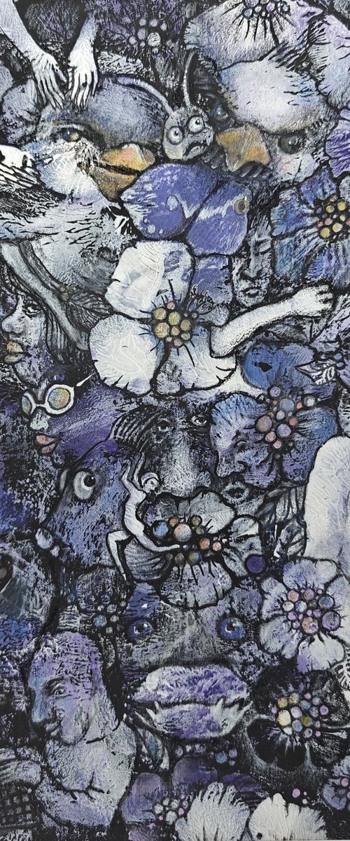 Swallowing the Purple Butterfly by Vio Valova