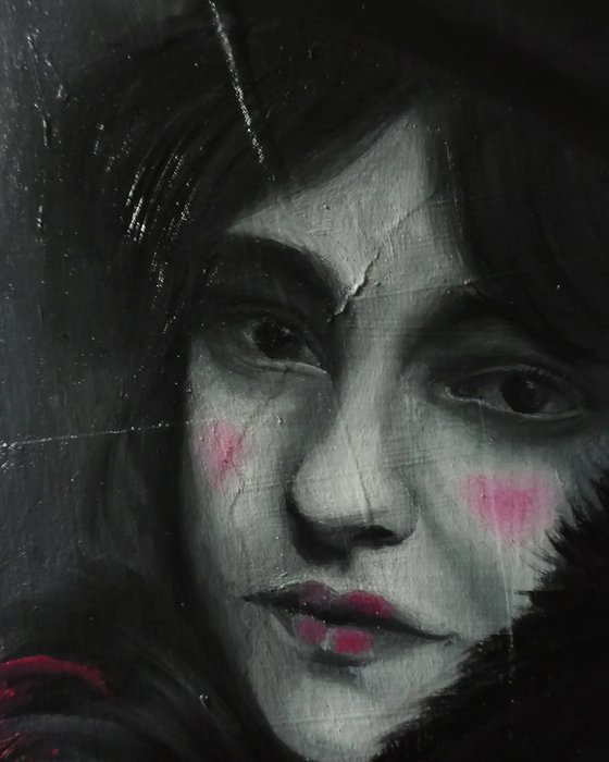 Lady in pink