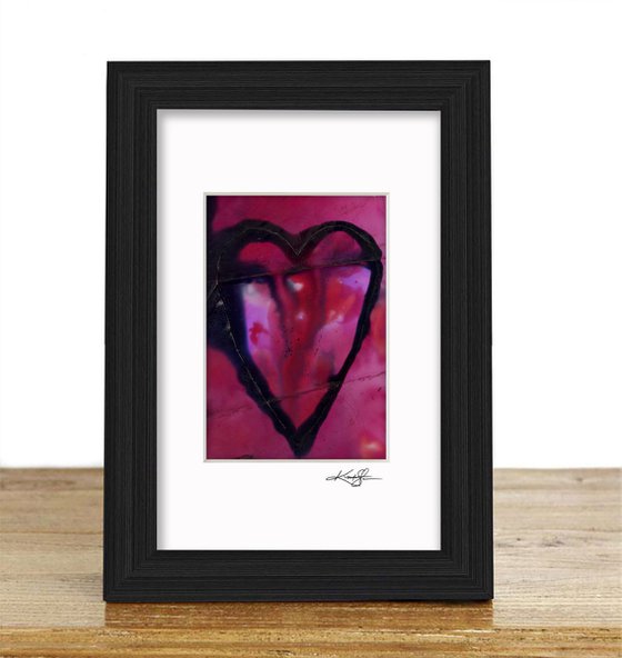 Heart 2020-1 -  Mixed Media Painting by Kathy Morton Stanion