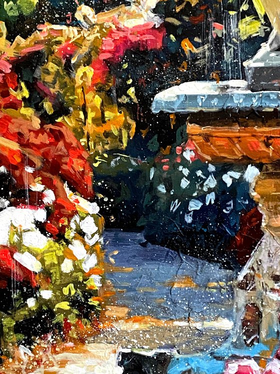 A Quiet Moment in the Garden