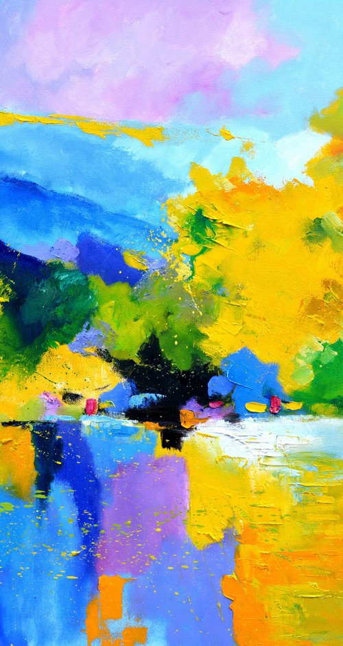 Trees are painting  the sky by Pol Henry Ledent