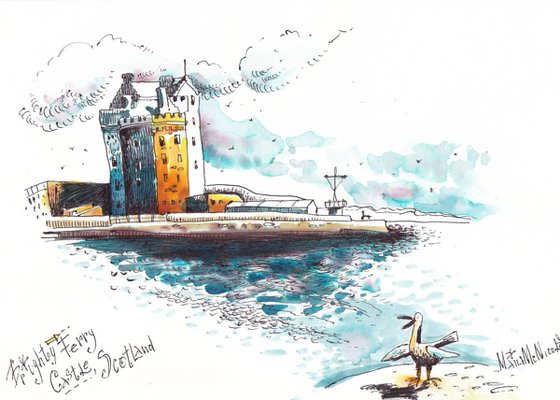 Broughty Ferry Castle (colour)