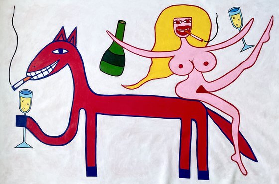 Woman and Horse
