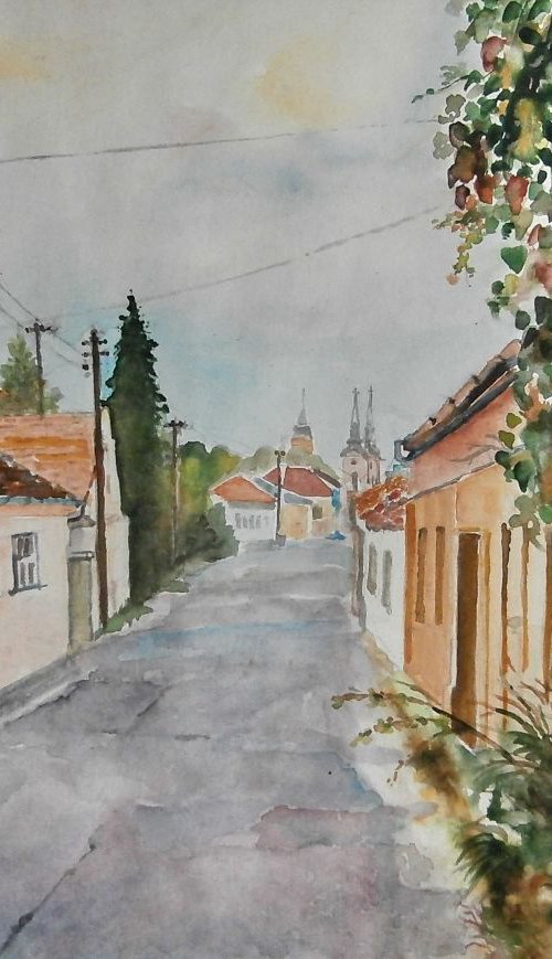 Village street by Zoran Mihajlović Muza