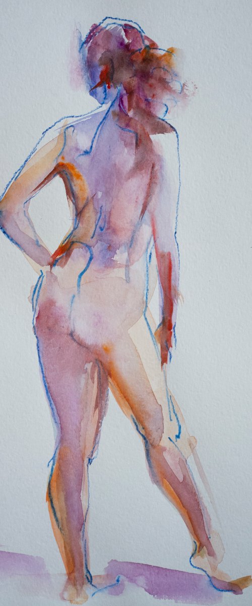 NUDE.09 20211006 "Naked back of a woman" by Irina Bibik-Chkolian