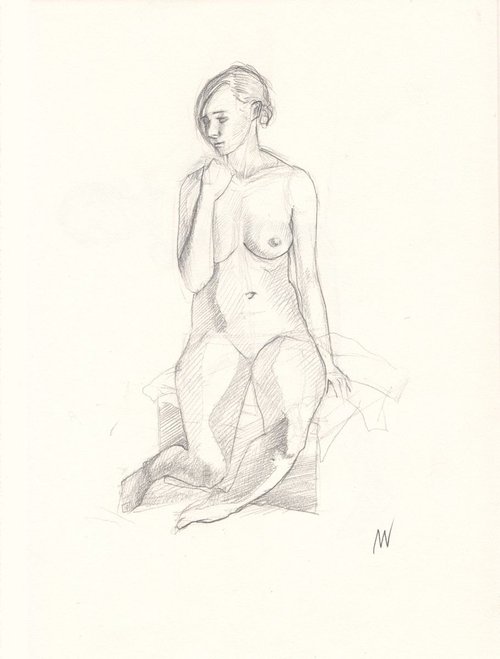 Sketch of Human body. Woman.66 by Mag Verkhovets