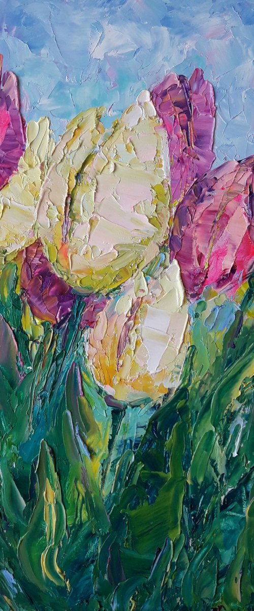 Tulips flowers by Kseniya Kovalenko