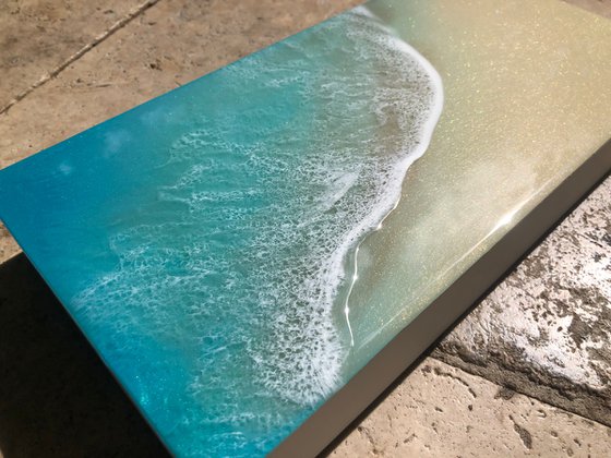 White Sand Beach #37 Seascape Ocean Lover Gift idea