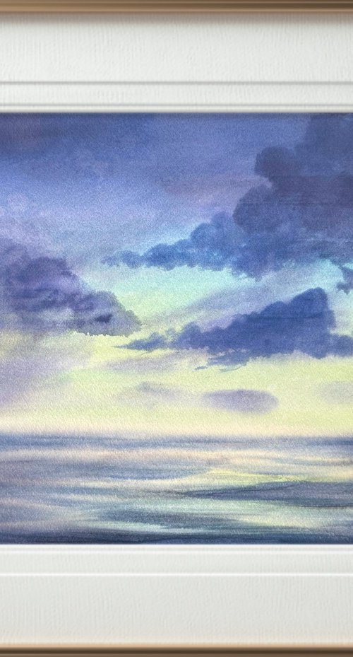 Majestic Sunset in the sea by Yuliia Sharapova