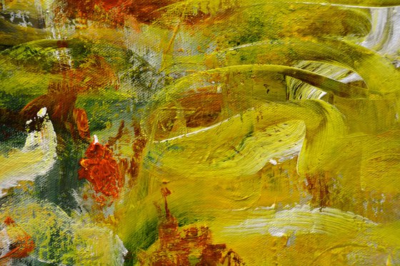 Golden Ripples and Roses