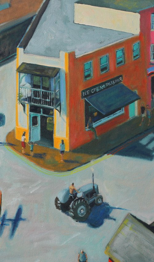 Perranporth Town by Joe Mcdonald